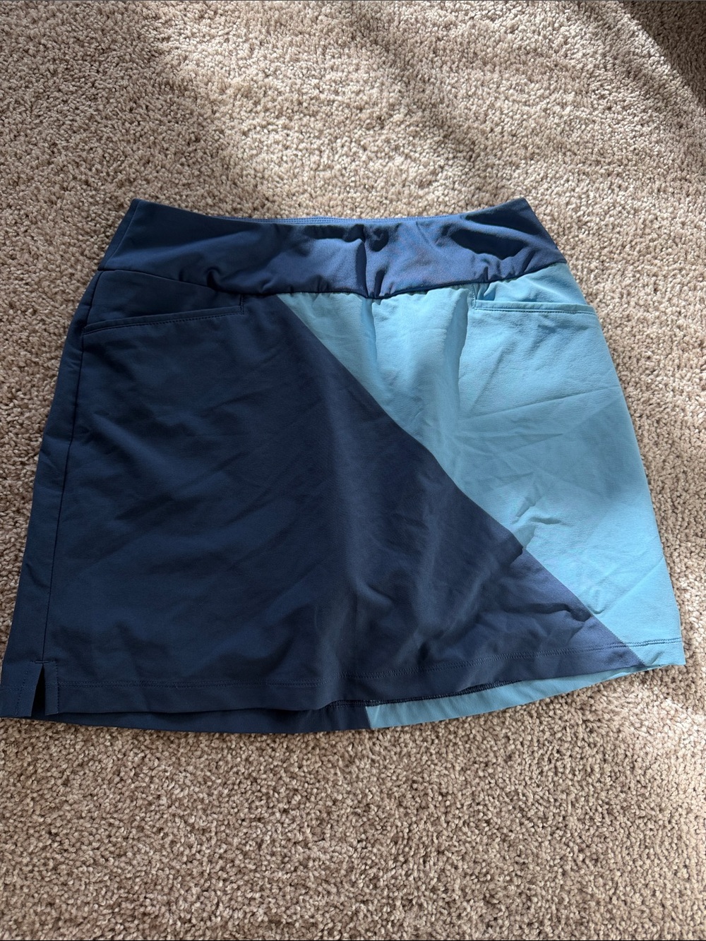 adidas Originals Navy and Light Blue A-Line Skort